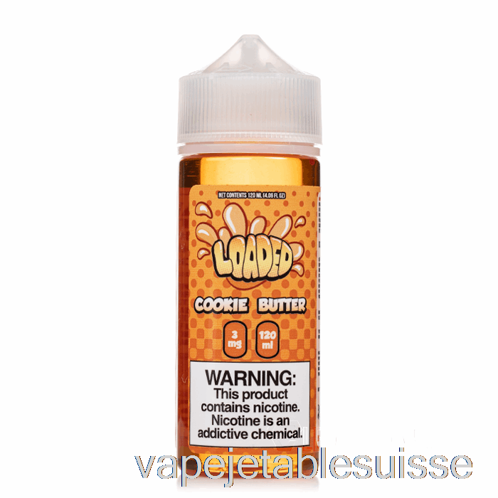 Vape Suisse Cookie Butter - E-liquide Chargé - Impitoyable - 120ml 6mg